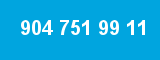 904 751 99 11